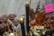 Chocolate candles